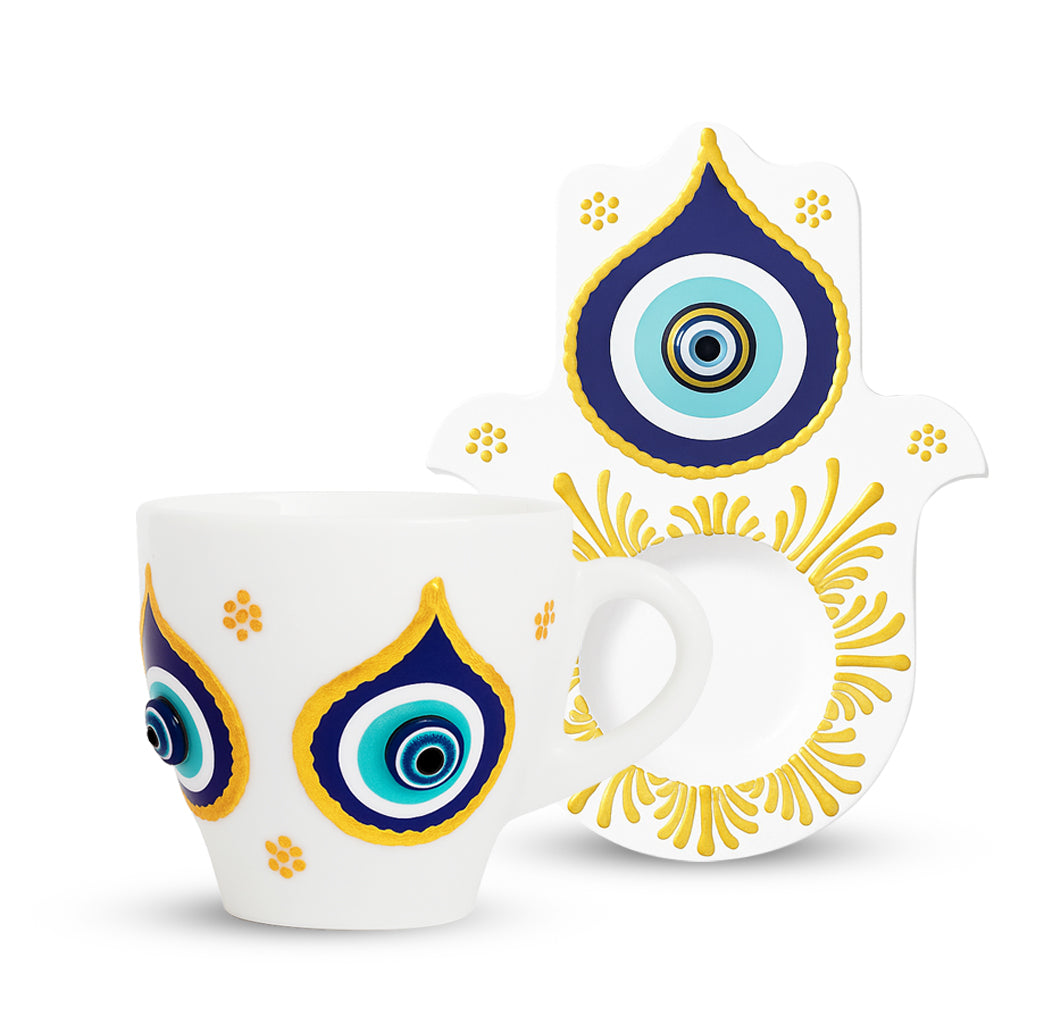 حامل مج صغير شكل عين