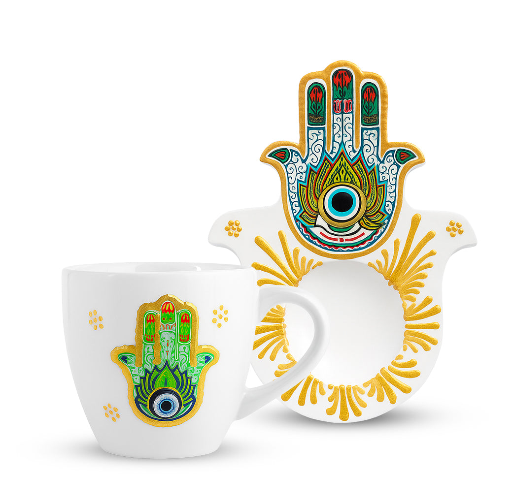 حامل مج صغير خمسة وخميسة